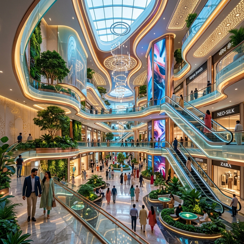Suryachakra premium mall interior concept