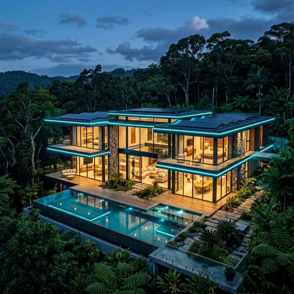 Alaka Township villa and eco-living concept